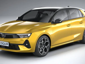 Vauxhall Astra 2022 3D Model