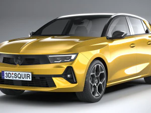 Vauxhall Astra 2022 3D Model