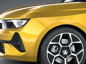 Vauxhall Astra 2022 3D मॉडल