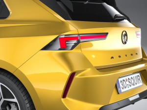 Vauxhall Astra 2022 3D मॉडल