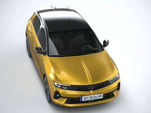 Vauxhall Astra 2022 3D Model