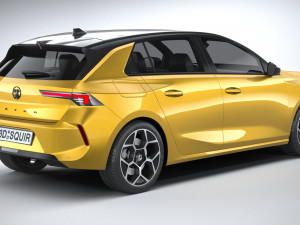 Vauxhall Astra 2022 3D मॉडल