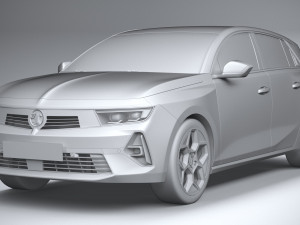 Vauxhall Astra 2022 3D मॉडल