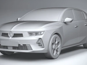Vauxhall Astra 2022 3D Model