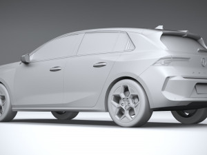 Vauxhall Astra 2022 3D मॉडल