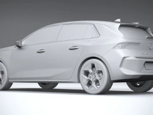 Vauxhall Astra 2022 3D Model