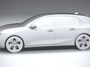 Vauxhall Astra 2022 3D मॉडल