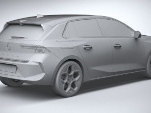 Vauxhall Astra 2022 3D मॉडल