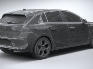 Vauxhall Astra 2022 3D मॉडल