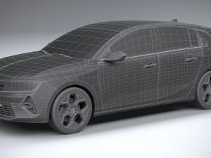 Vauxhall Astra 2022 3D Model