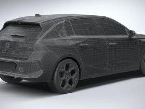 Vauxhall Astra 2022 3D Model