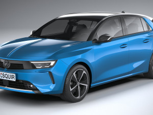 Vauxhall Astra Basic 2022 3D-Modell