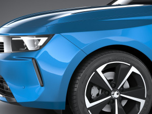 Vauxhall Astra Basic 2022 3D-Modell