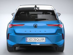 Vauxhall Astra Basic 2022 3D-Modell
