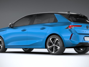 Vauxhall Astra Basic 2022 3D-Modell