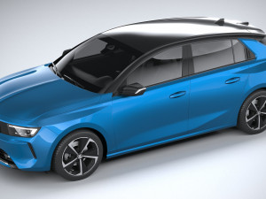 Vauxhall Astra Basic 2022 3D-Modell