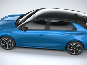 Vauxhall Astra Basic 2022 3D-Modell