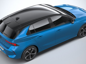 Vauxhall Astra Basic 2022 3D-Modell