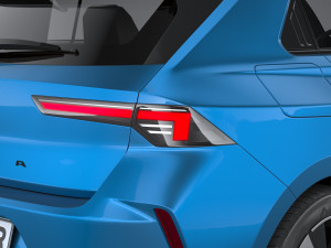 Vauxhall Astra Basic 2022 3D-Modell