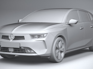 Vauxhall Astra Basic 2022 3D-Modell