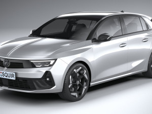 Vauxhall Astra GSE 2022 3D Model