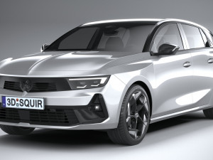Vauxhall Astra GSE 2022 3D Model