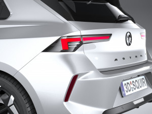 Vauxhall Astra GSE 2022 3D Model