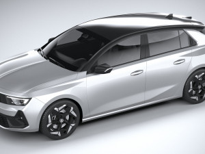 Vauxhall Astra GSE 2022 3D Model