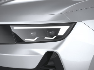 Vauxhall Astra GSE 2022 3D Model