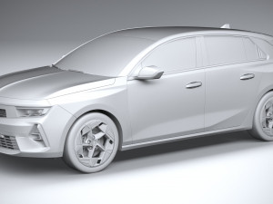 Vauxhall Astra GSE 2022 3D Model