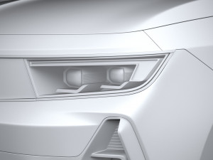 Vauxhall Astra GSE 2022 3D Model