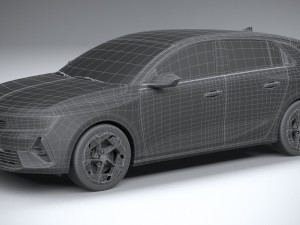 Vauxhall Astra GSE 2022 3D Model