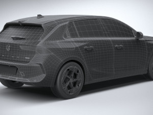 Vauxhall Astra GSE 2022 3D Model