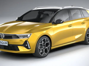 Vauxhall Astra Sports Tourer 2022 3D Model