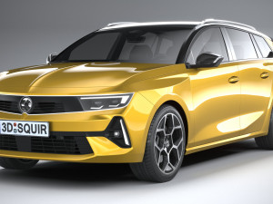 Vauxhall Astra Sports Tourer 2022 3D Модель
