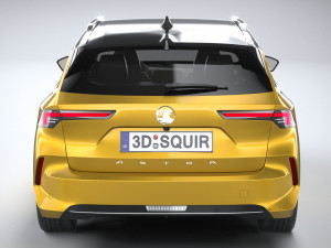 Vauxhall Astra Sports Tourer 2022 3D Модель