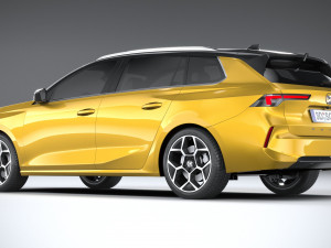 Vauxhall Astra Sports Tourer 2022 3D Модель