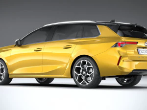 Vauxhall Astra Sports Tourer 2022 3D Model