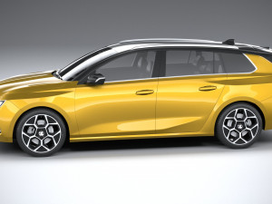 Vauxhall Astra Sports Tourer 2022 3D Модель