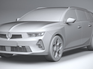 Vauxhall Astra Sports Tourer 2022 3D Модель