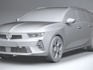 Vauxhall Astra Sports Tourer 2022 3D Model