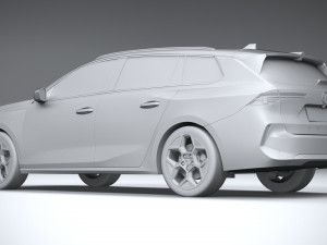 Vauxhall Astra Sports Tourer 2022 3D Модель