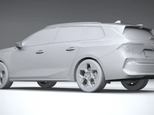 Vauxhall Astra Sports Tourer 2022 3D Model