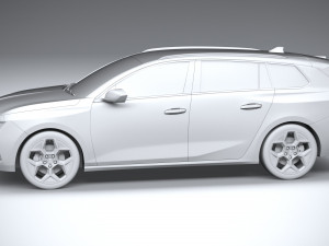 Vauxhall Astra Sports Tourer 2022 3D Модель