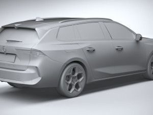 Vauxhall Astra Sports Tourer 2022 3D Модель