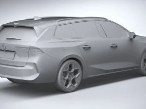 Vauxhall Astra Sports Tourer 2022 3D Model