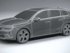 Vauxhall Astra Sports Tourer 2022 3D Модель