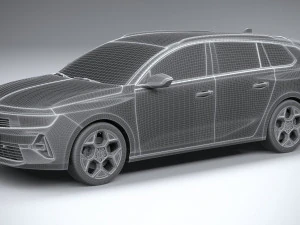 Vauxhall Astra Sports Tourer 2022 3D Model