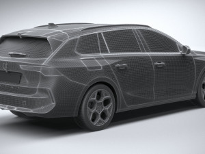 Vauxhall Astra Sports Tourer 2022 3D Модель
