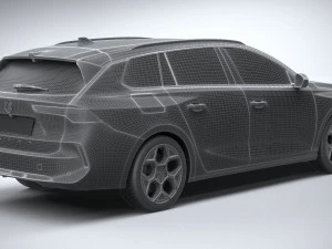 Vauxhall Astra Sports Tourer 2022 3D Model